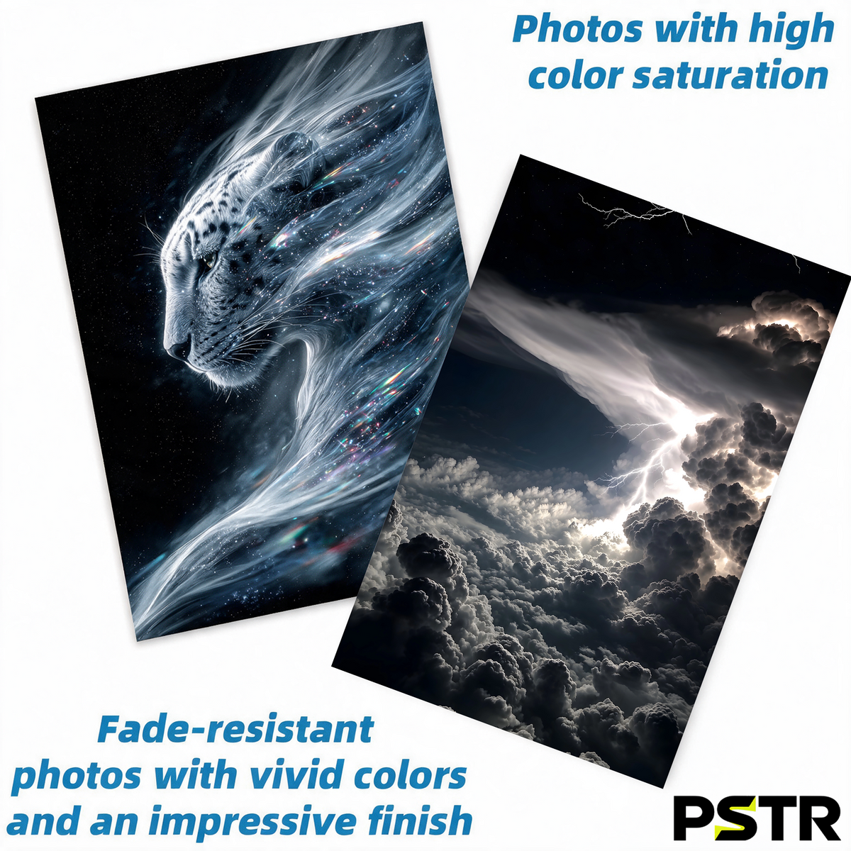 Heaven's Fury | Dramatic Lightning Storm Poster | Dark Cloudscape & Nature Wall Art | 11x17 Print