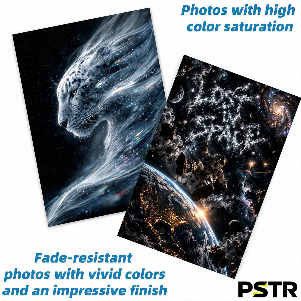 Lost in the Infinite | Astronaut Floating in Space Poster | Cosmic Galaxy Wall Art | 11x17 Print