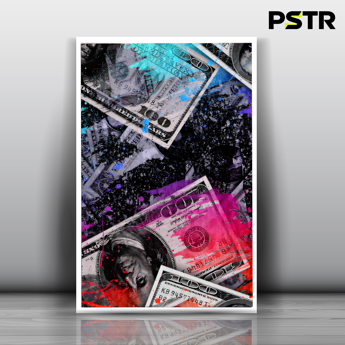 Money Talks | Colorful Money Graffiti Poster | Urban Streetwear Wall Art | 11x17 Print